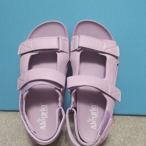 Alegria Womens Light Purple Sandals